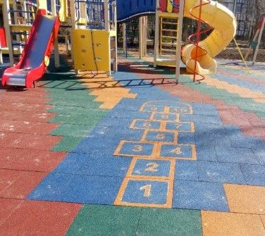 Гумова плитка Класики з обведенням
